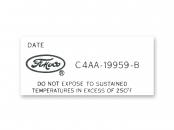 64-66 AIR COND. DRYER DECAL